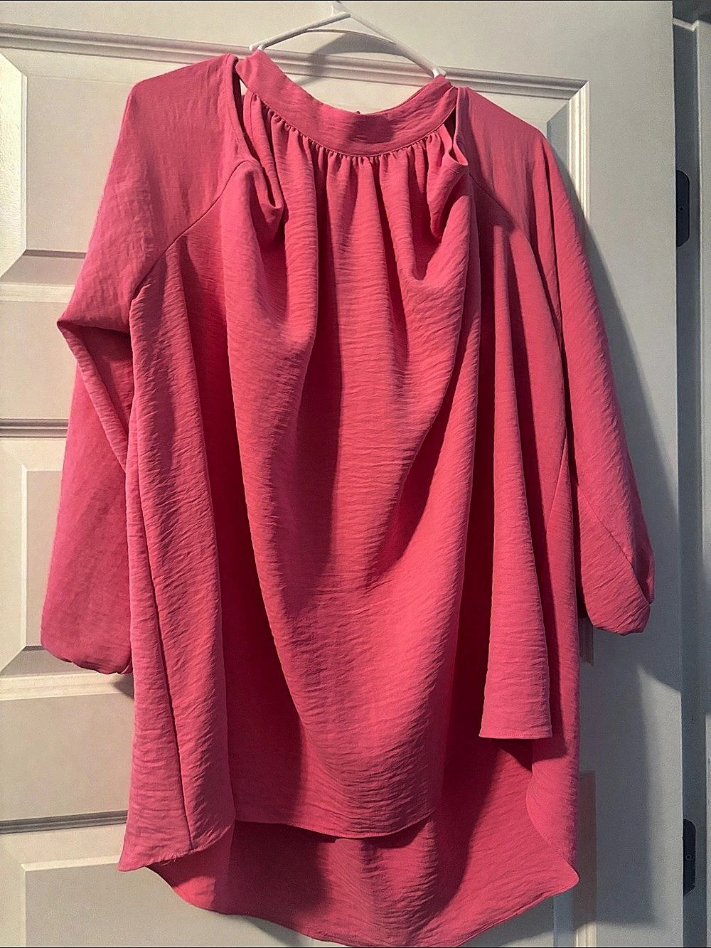 Pink Long Sleeve Tunic Like New